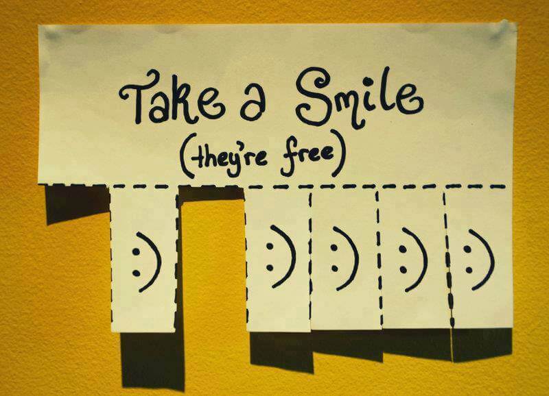 take a smile